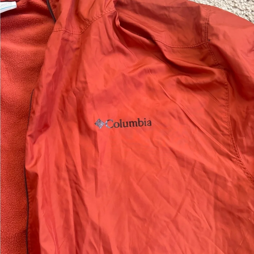 Columbia Two-Tone Red and Black Jacket